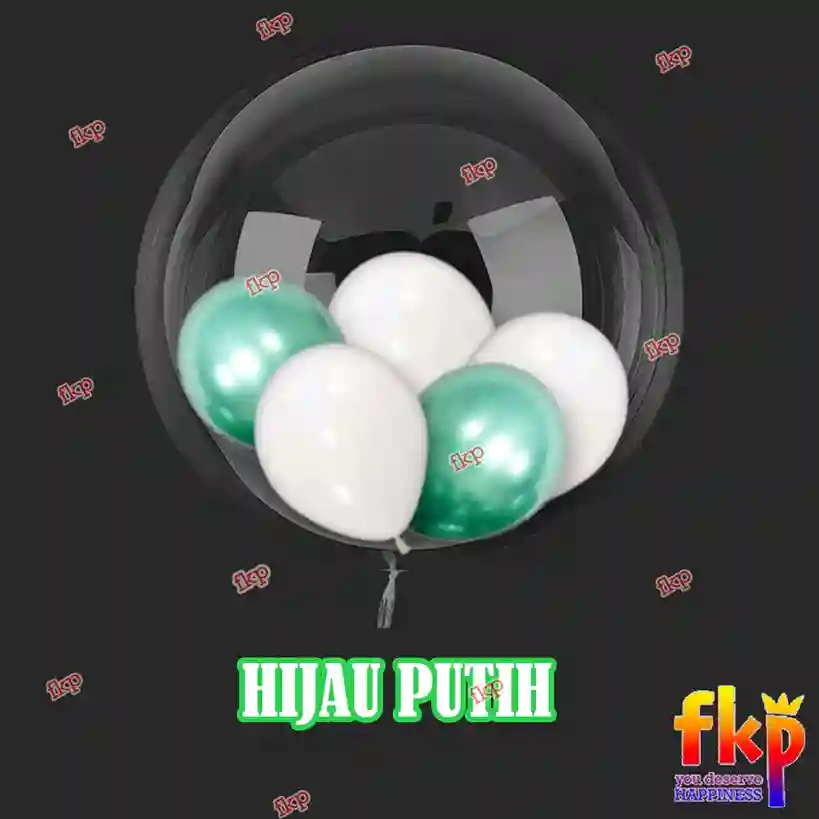 Putih - Hijau